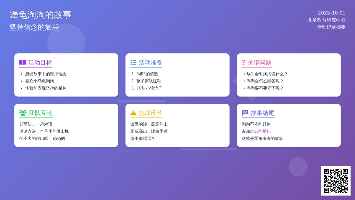 幼儿园大班绘本活动：犟龟 (含课件)