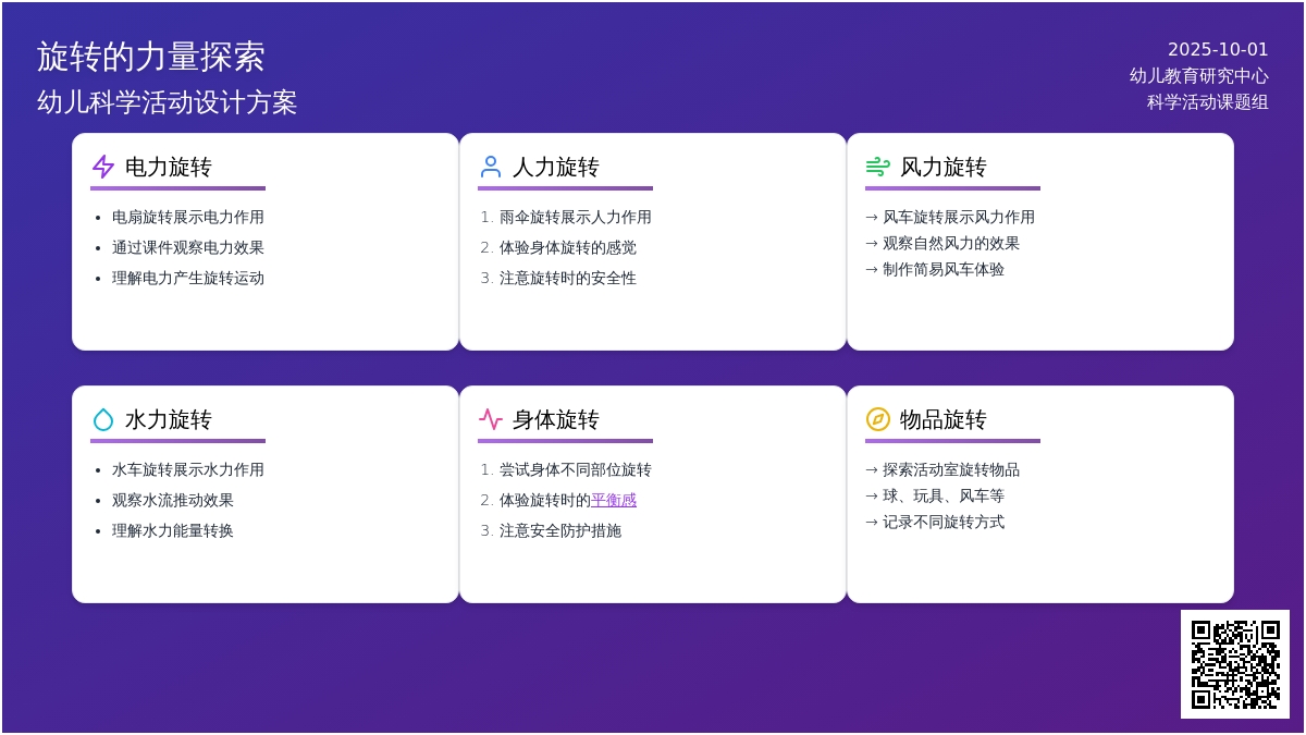 大班综合活动:快乐的旋转