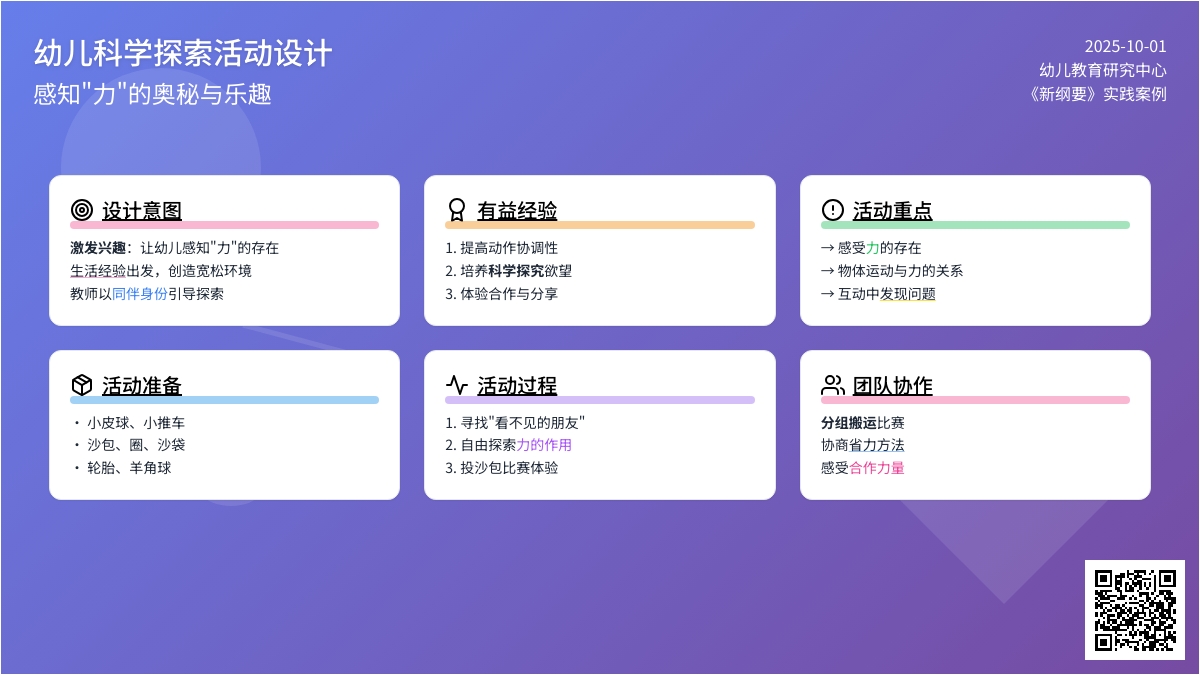 大班活动方案：神奇的力