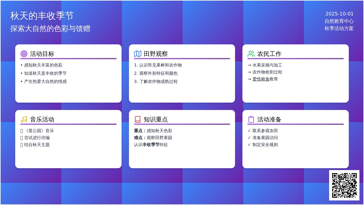 幼儿园大班科学活动：丰收的秋天
