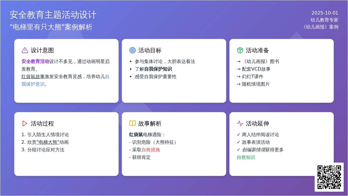 中班安全：应对各种危险