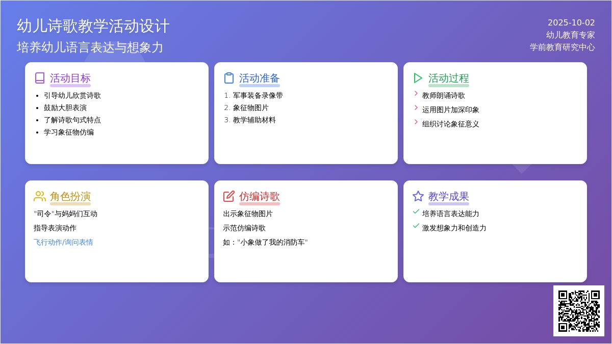 幼儿园中班语言教案：我是三军总司令 (含课件)