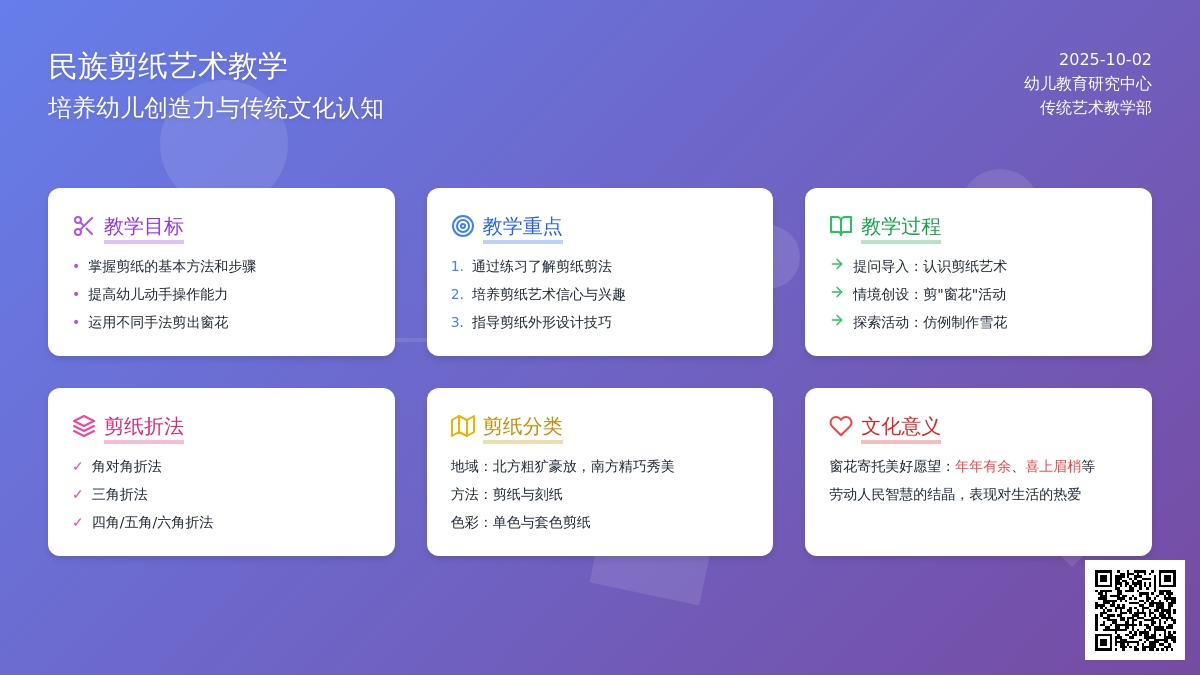 幼儿园中班剪纸课堂实录：窗花