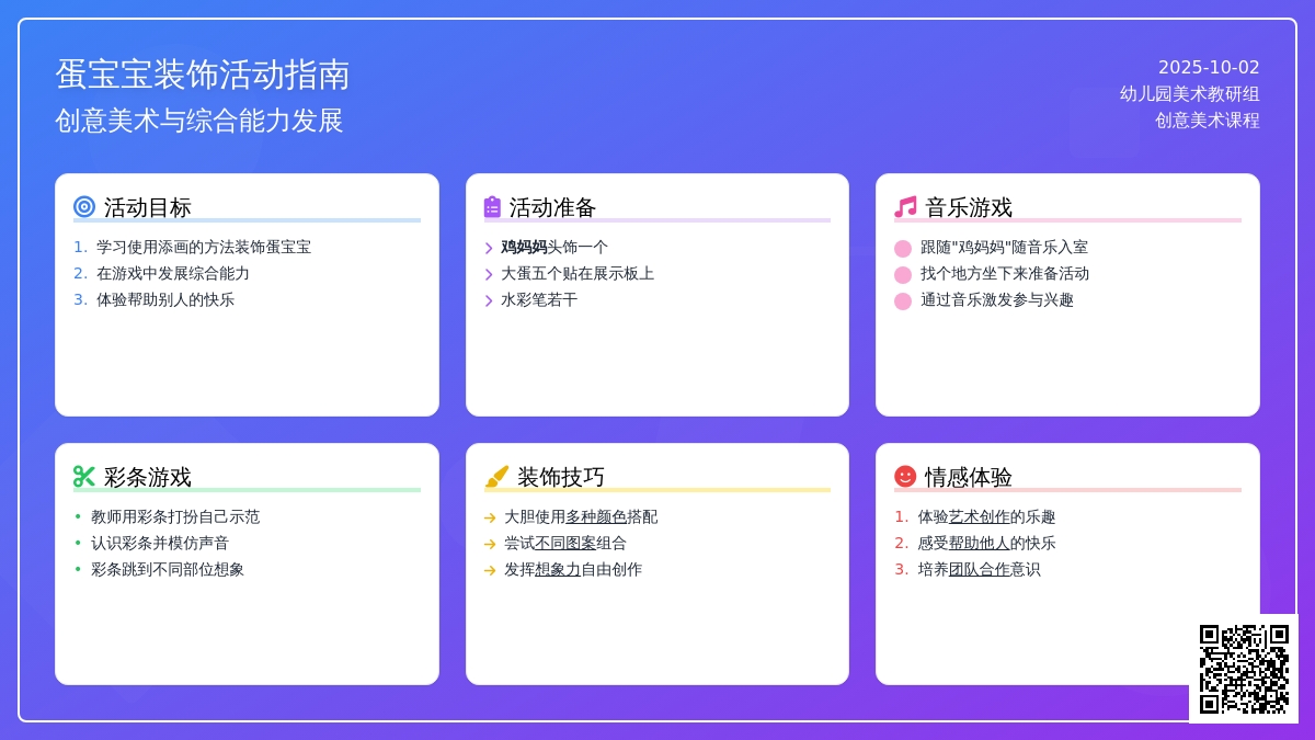 幼儿园中班创意手工活动：我给鸡蛋穿新衣