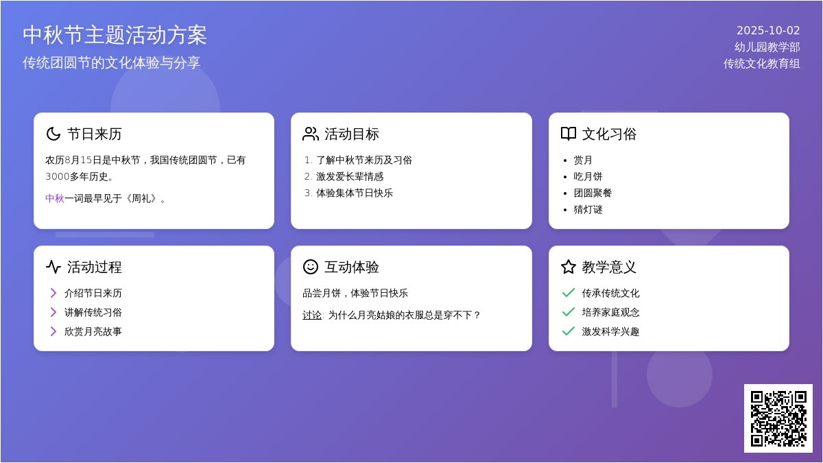 幼儿园中班中秋节策划 (含课件)