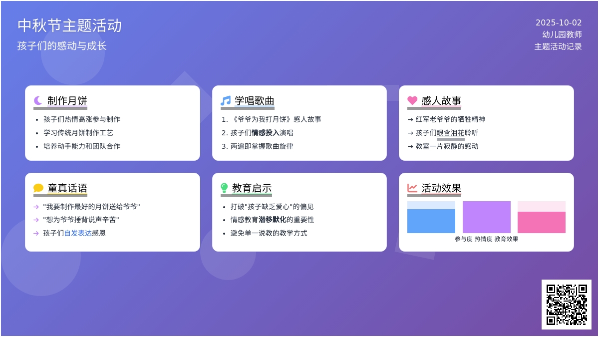 幼儿园中秋节活动：《月饼香》教案设计