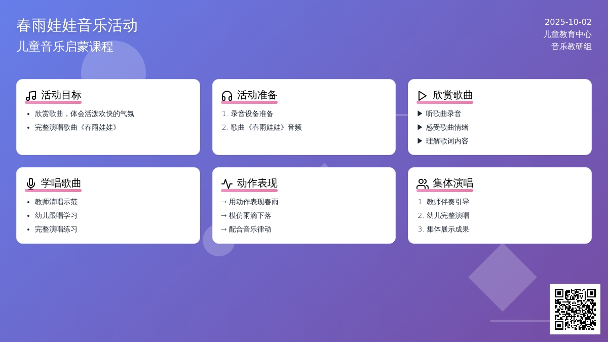 幼儿园中班音乐教案：小雨滴1