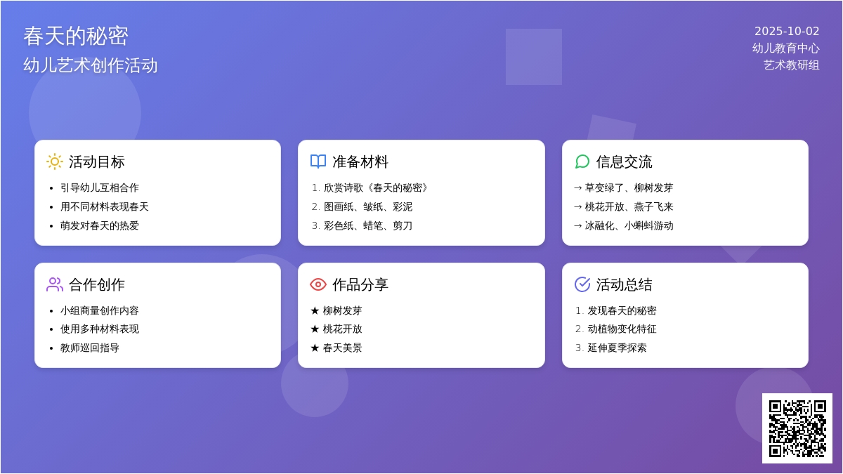 幼儿园中班语言教案：春天的秘密