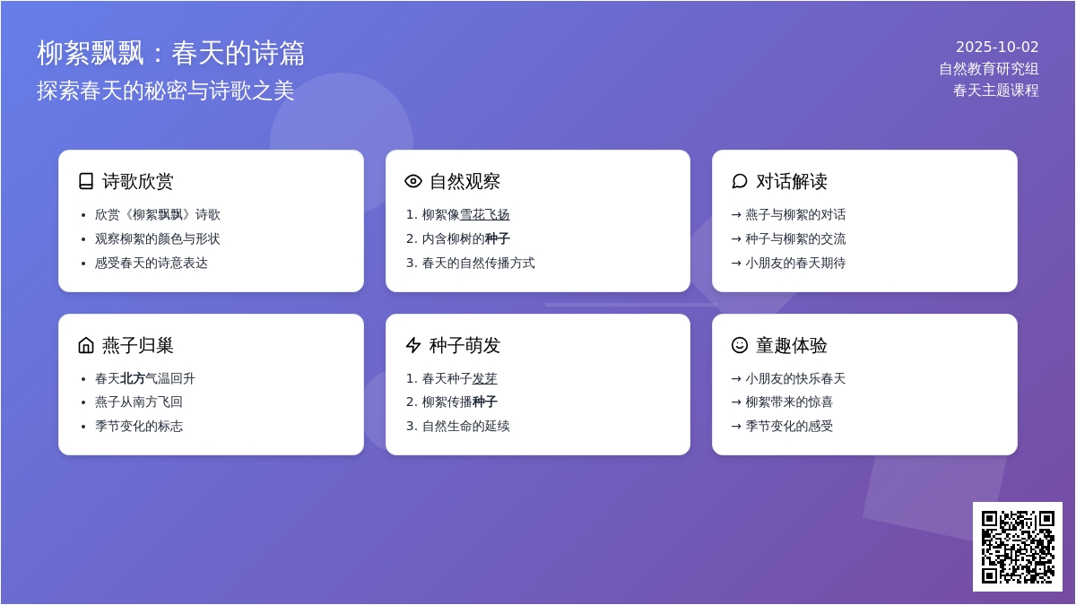 幼儿园中班春天教案：柳絮飘飘 (含课件)