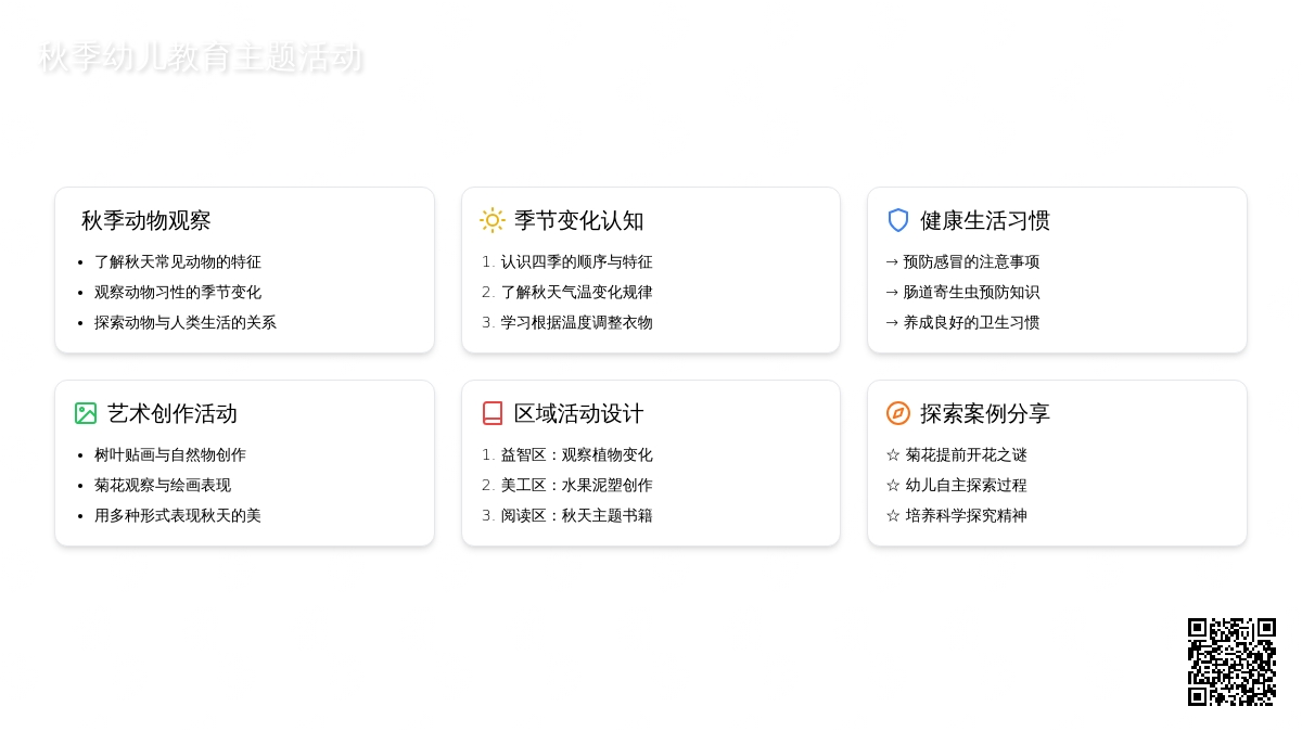 幼儿园中班主题活动：美丽的秋天