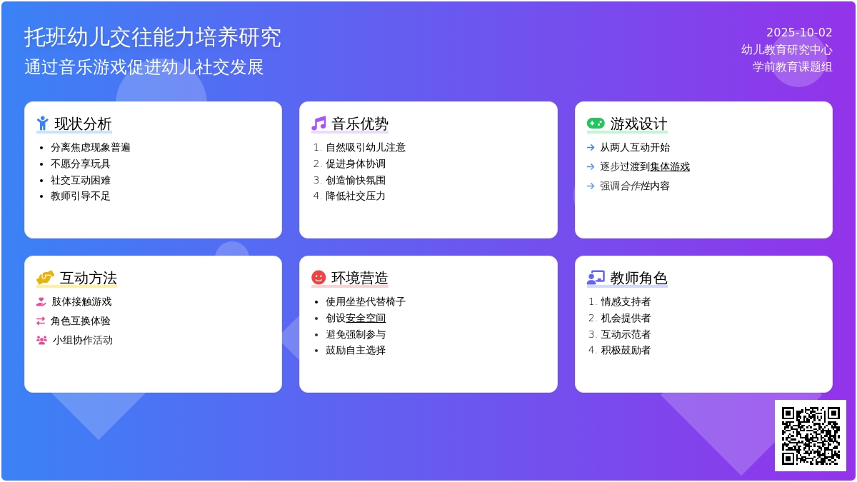 托班音乐游戏中培养社交能力