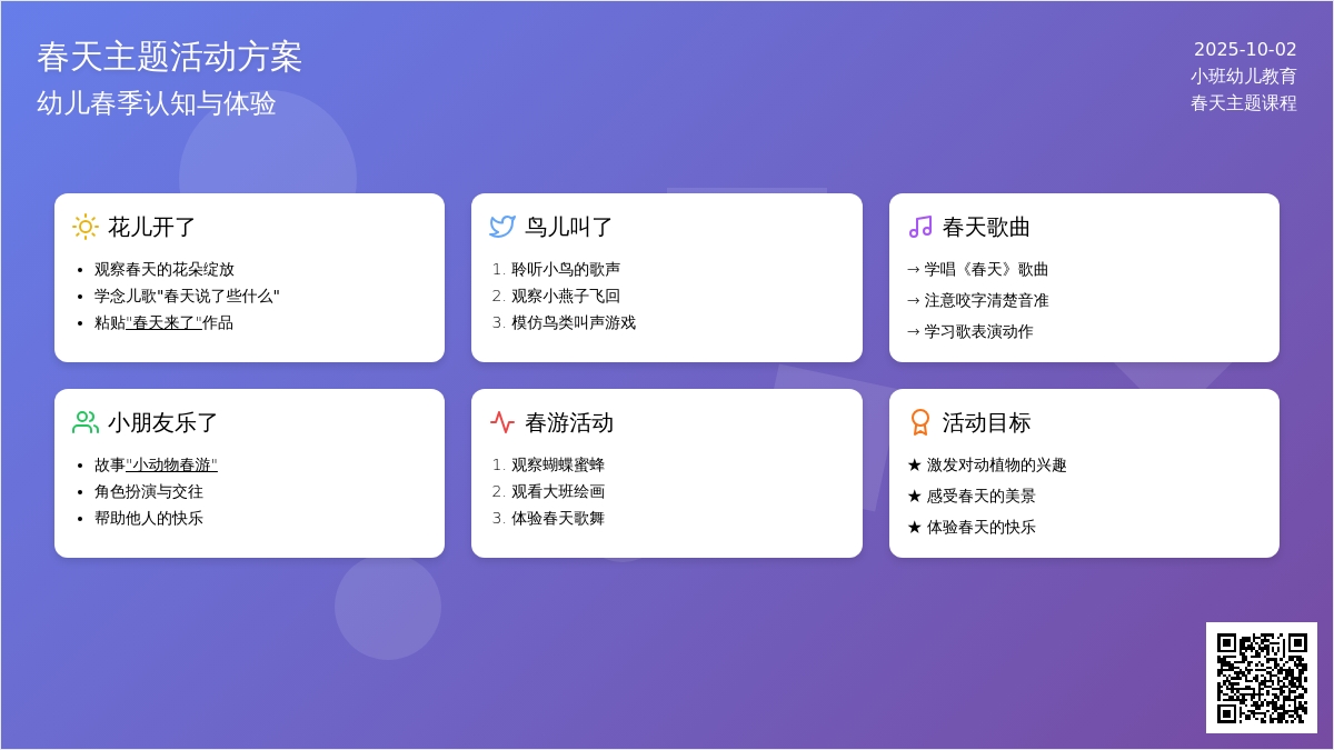 幼儿园小班社会教案：春天到了