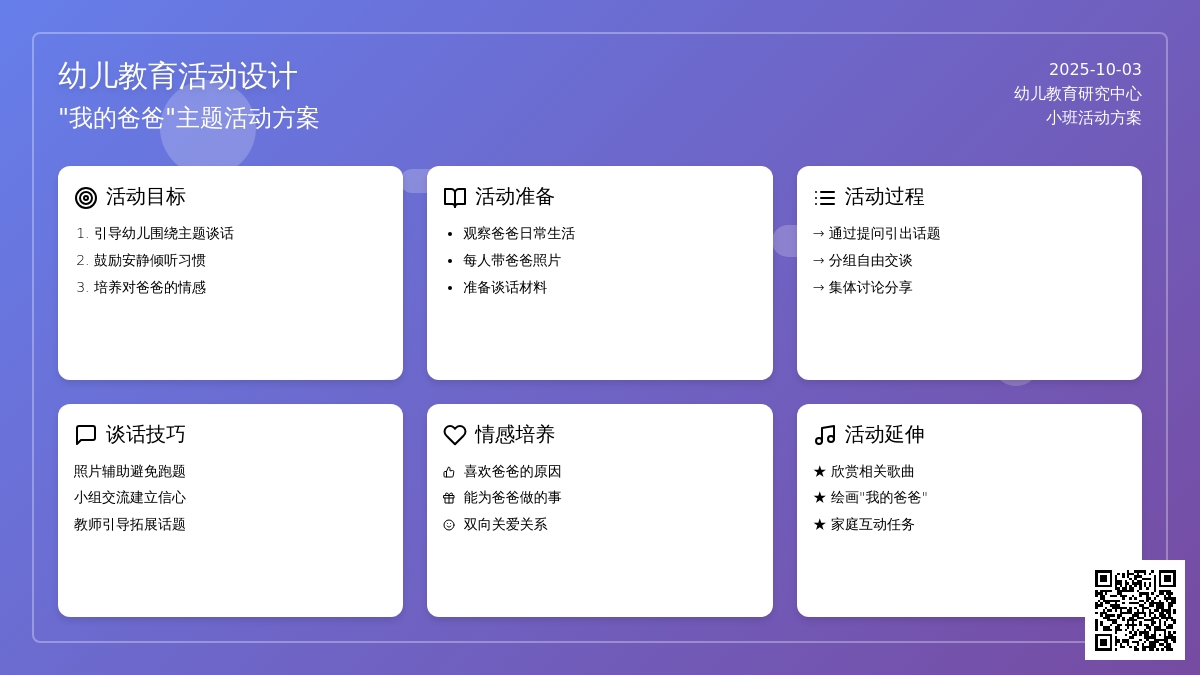 幼儿园小班语言优秀教案：我的爸爸