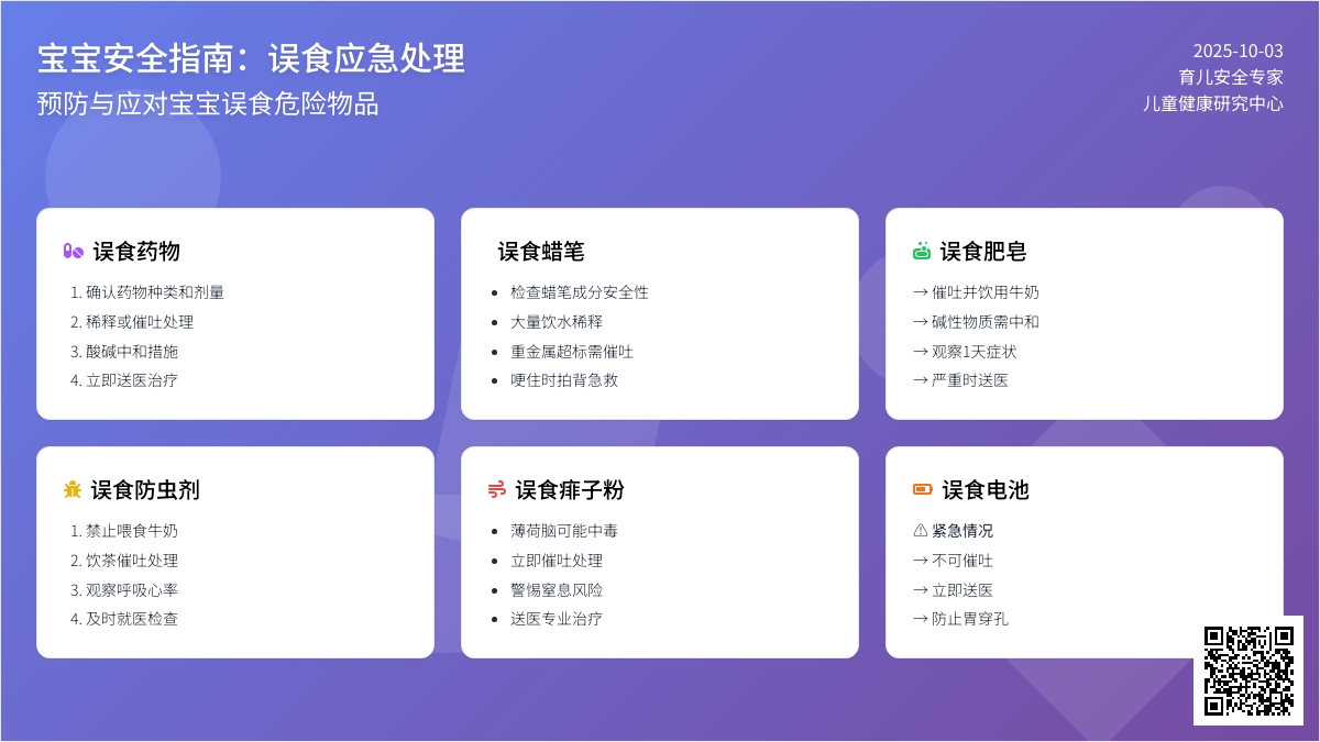 孩子误食后的急救