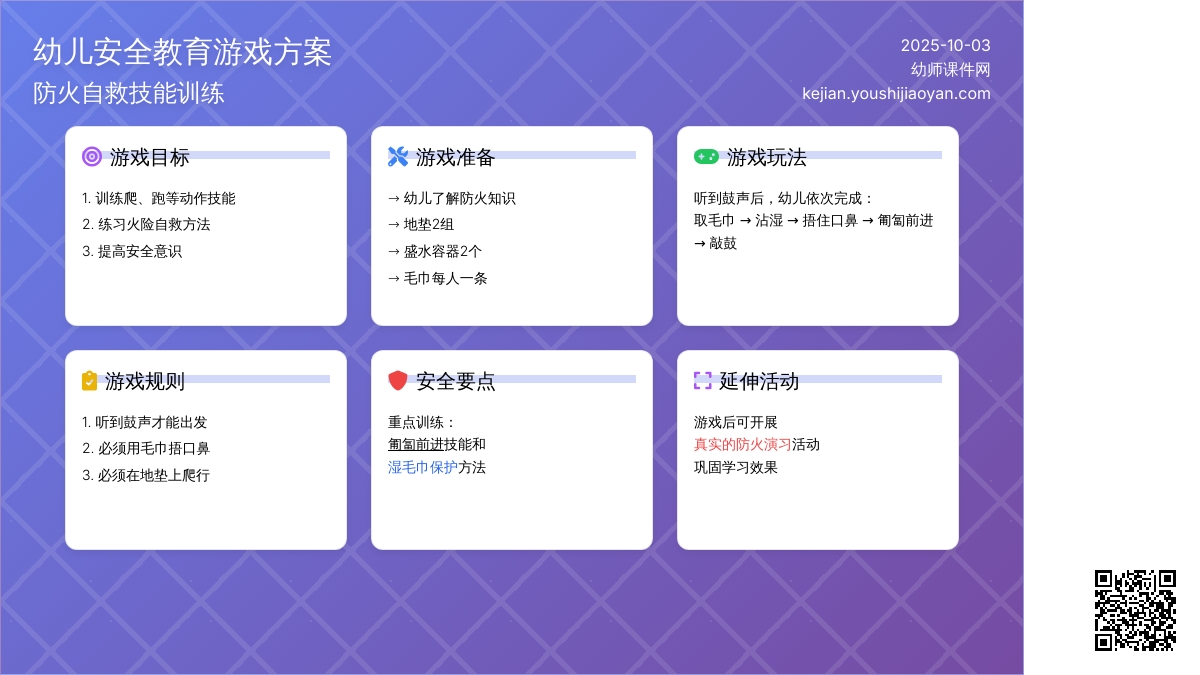 小班安全领域:防火小能手