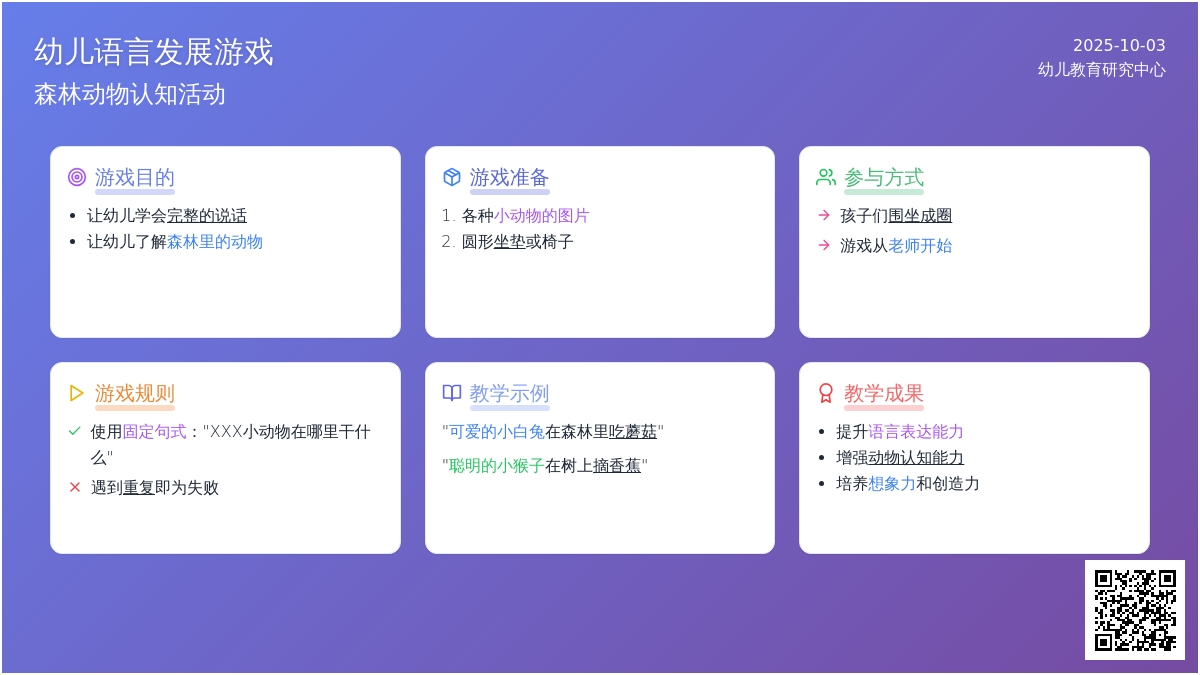 幼儿园大班游戏：森林狂想曲(语言2)