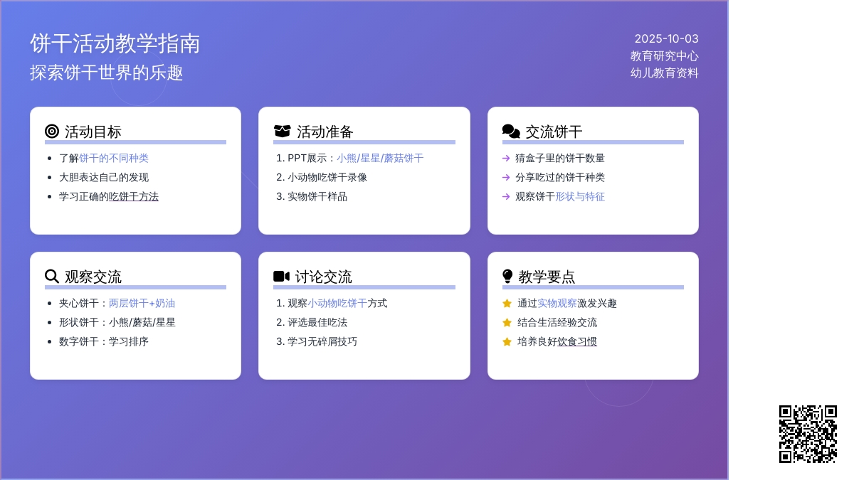 幼儿园小班科学健康教案：好吃的饼干 (含课件)