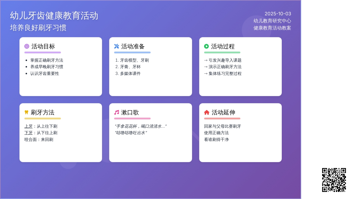 幼儿园小班健康教育教案：天天刷牙好