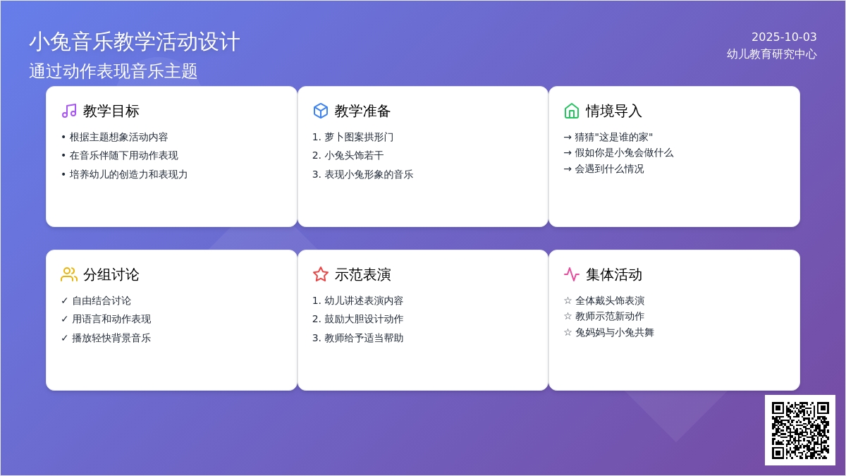 学前班音乐教案：假如你是一只小兔