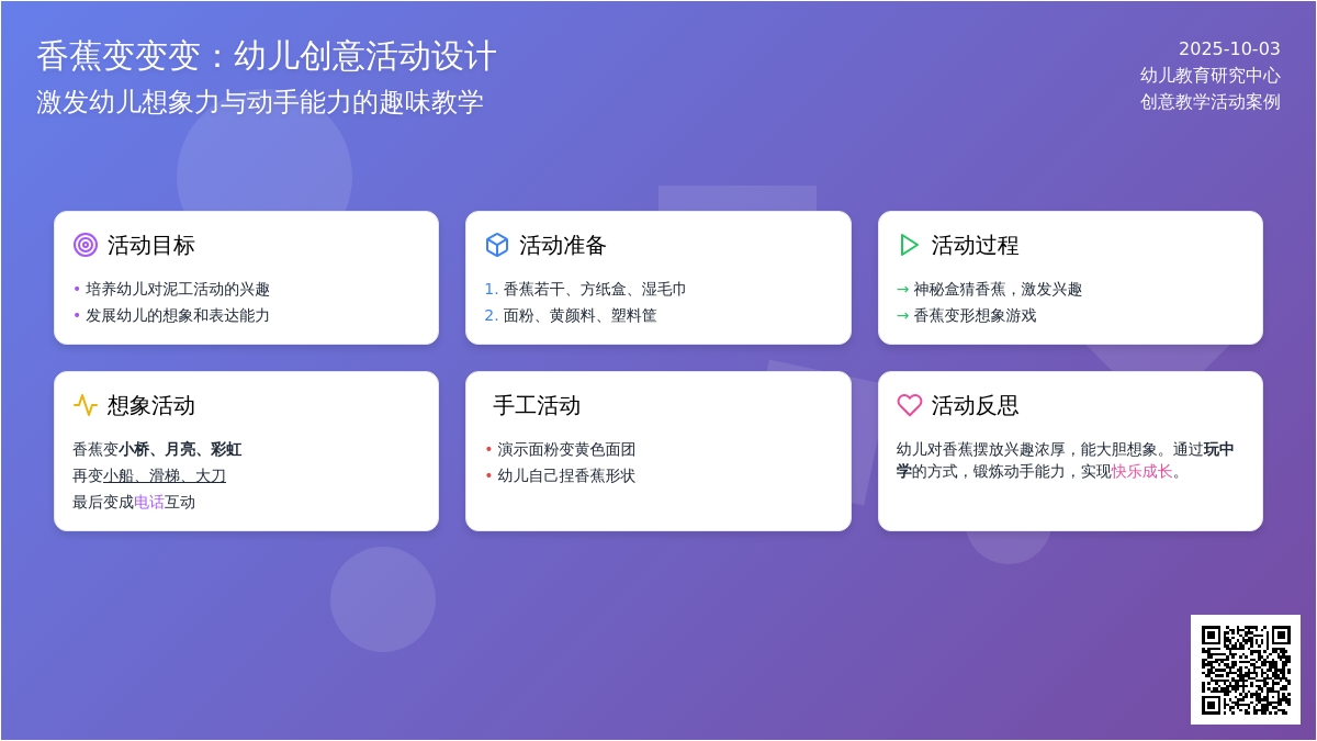幼儿园小班活动设计：香蕉变戏法