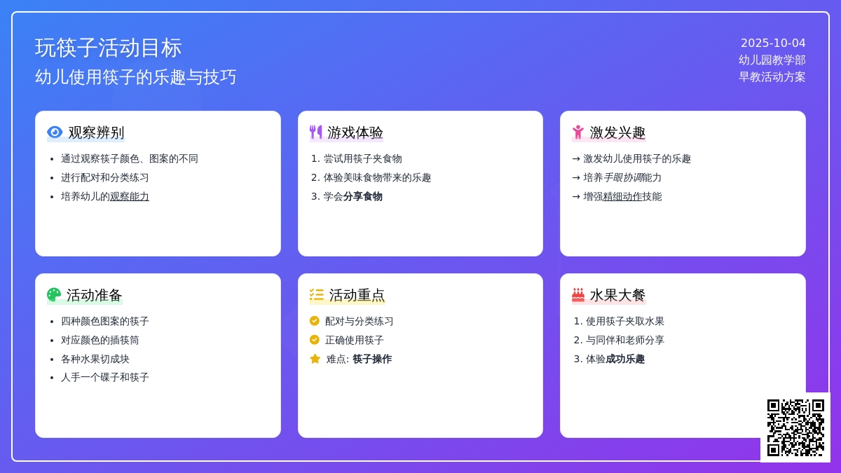 小班数学教案：玩筷子