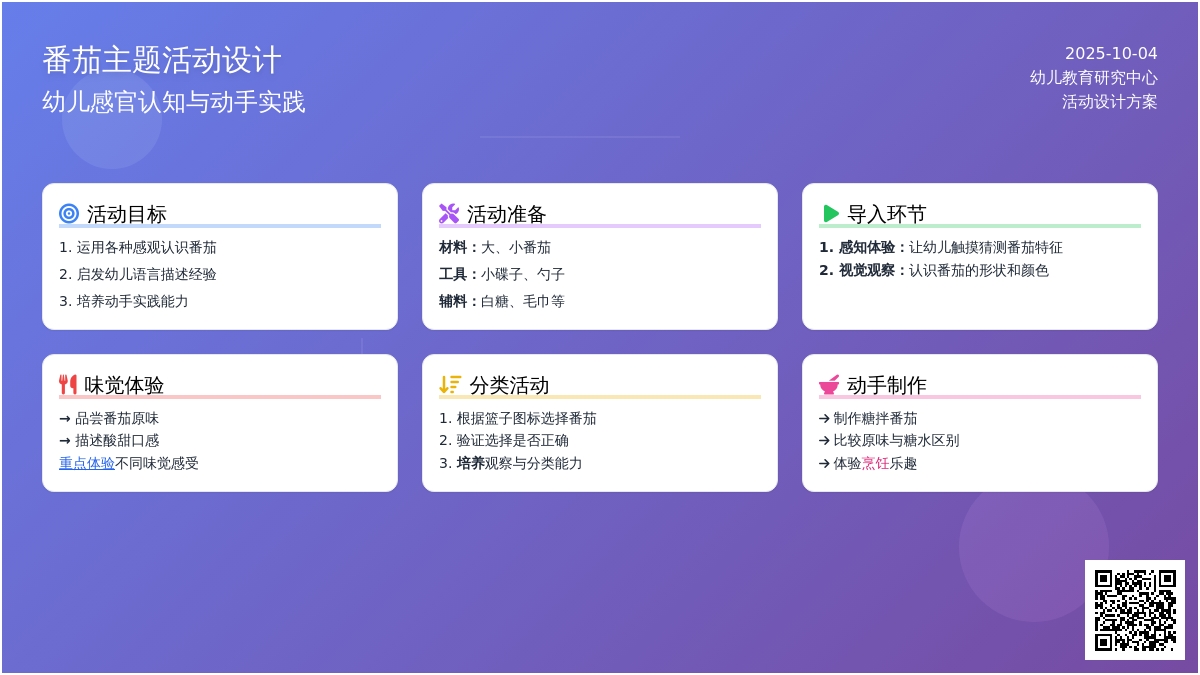好吃的番茄（小班综合）