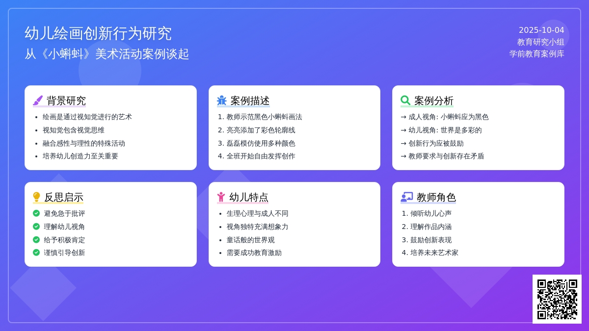幼儿园小班美术活动《小蝌蚪》案例分析反思