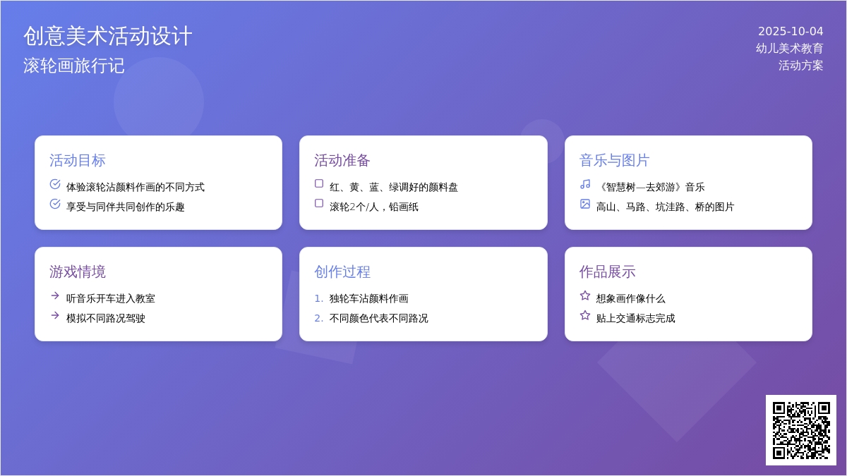 幼儿园小班美术活动教案：滚滚乐
