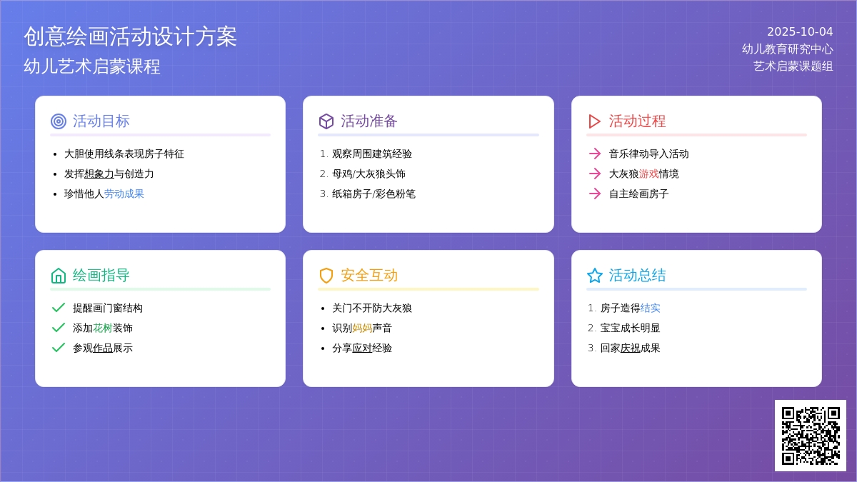 幼儿园小班美术教案：小鸡造房子