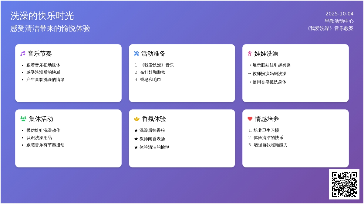 幼儿园小班生活活动教案：我爱洗澡
