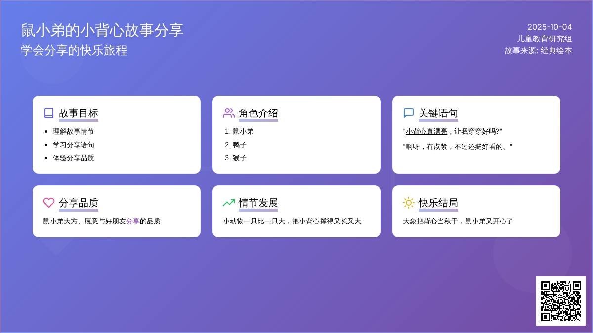 幼儿园小班语言教案：鼠小弟的小背心 (含课件)