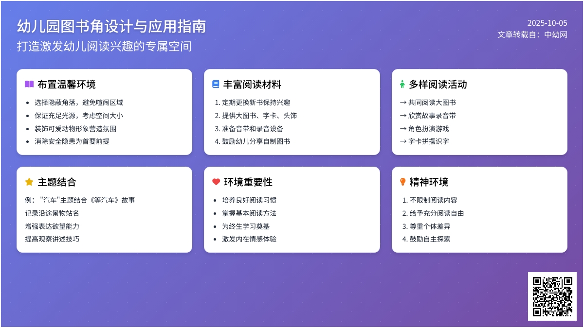幼儿园如何创设图书角