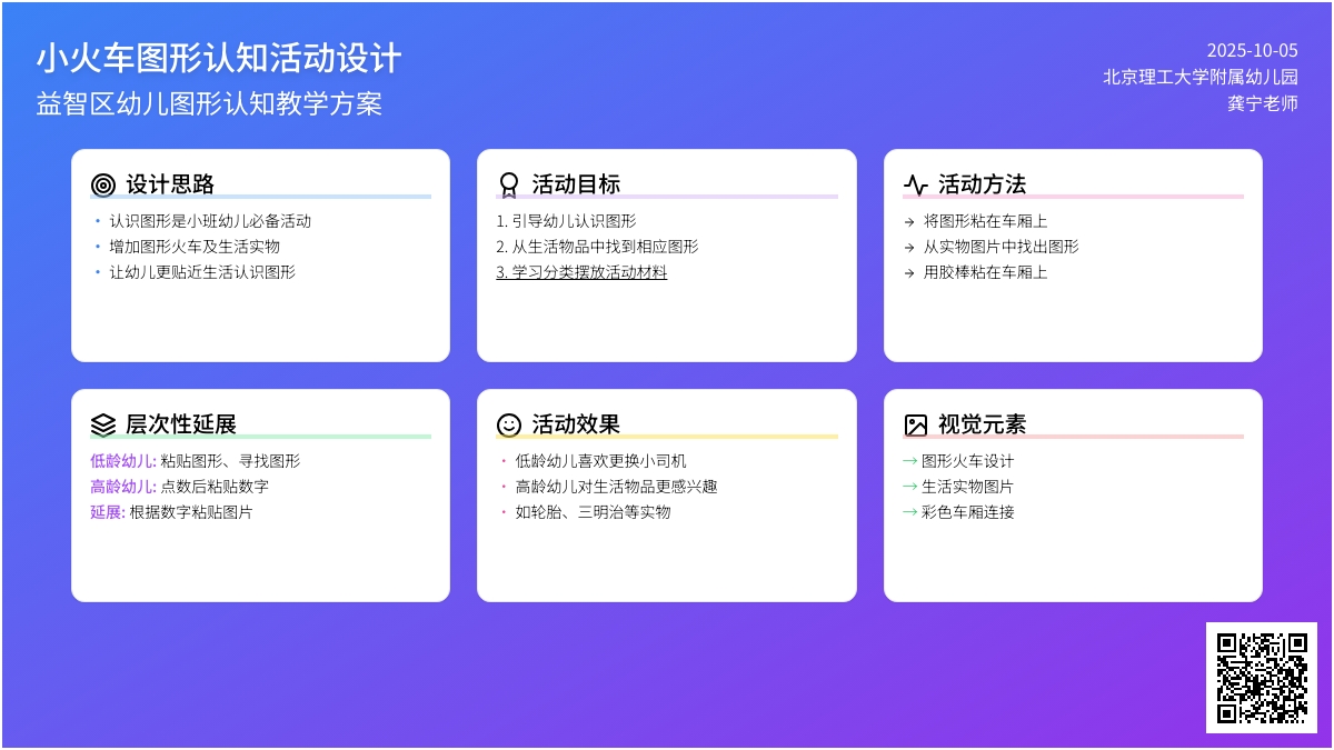 小班语言区：小火车活动材料展示