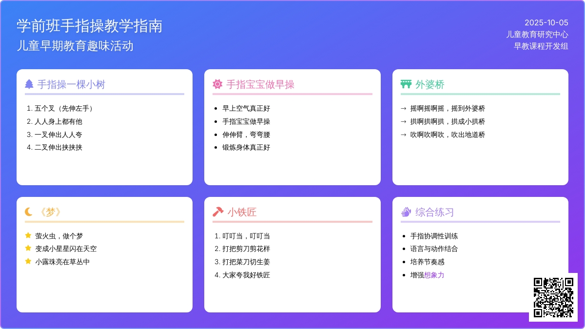 学前班手指操大全 - 教案中心 -