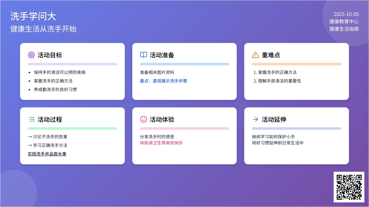 学前班健康教案：洗手学问大 - 教案中心 -