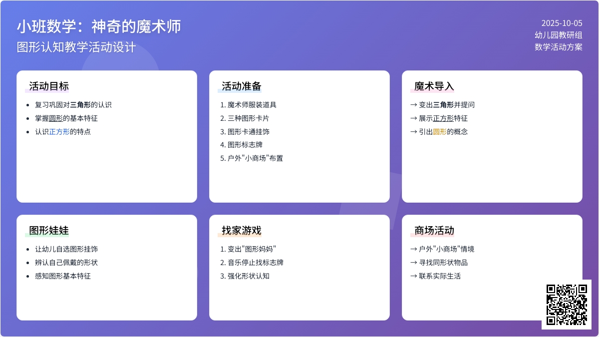 小班数学：神奇的魔术师―幼儿园小班教案