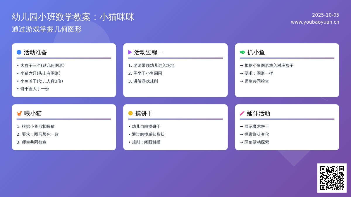幼儿园小班数学教案：小猫咪咪―幼儿园小班教案