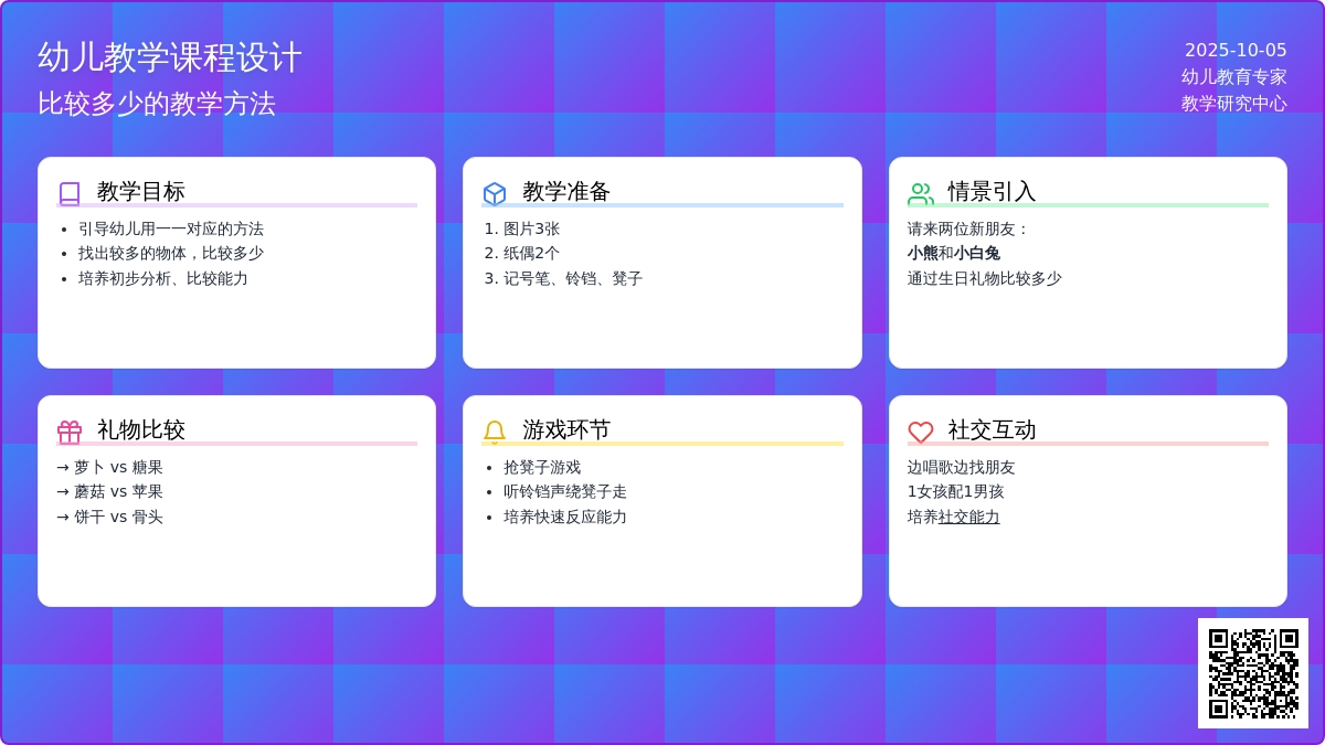 幼儿园小班数学教案：生日礼物