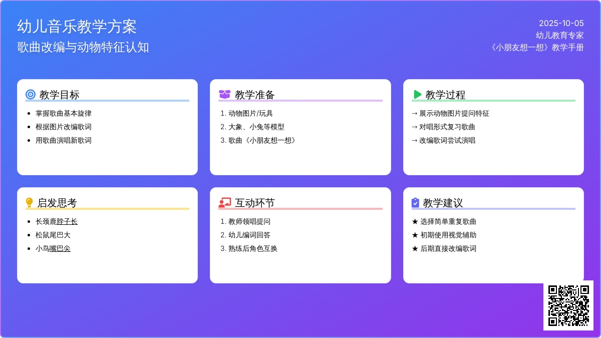 小朋友想一想（音乐）