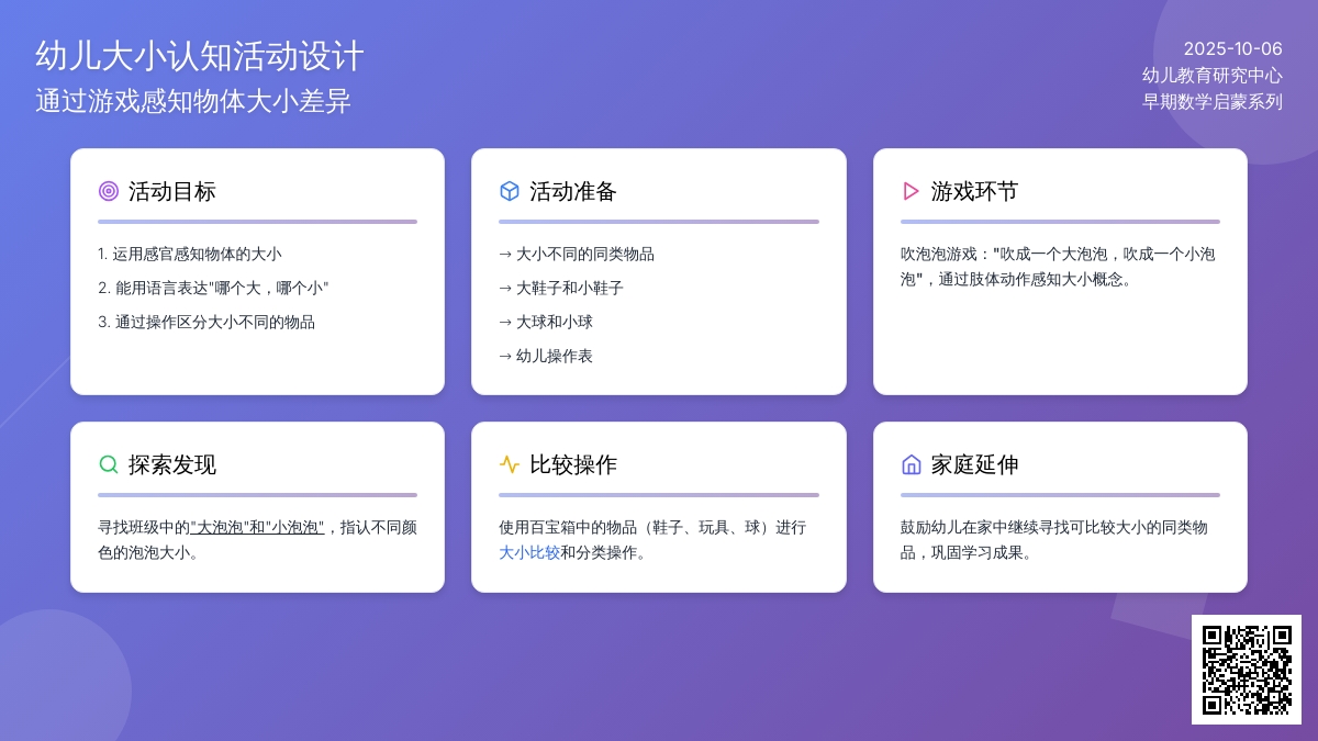 活动名称：小班数学《比较大小》