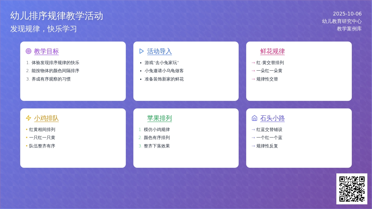 小班科学：有趣的排序