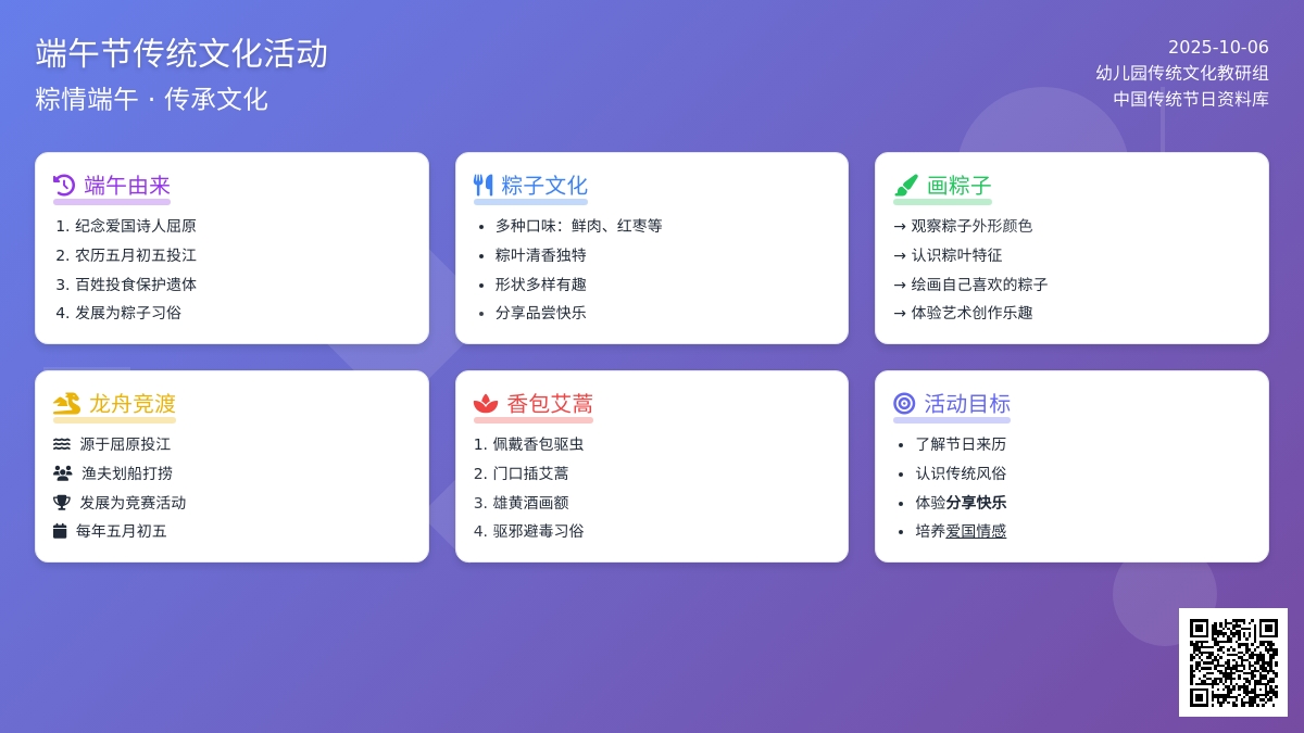 小班端午节节日教育活动