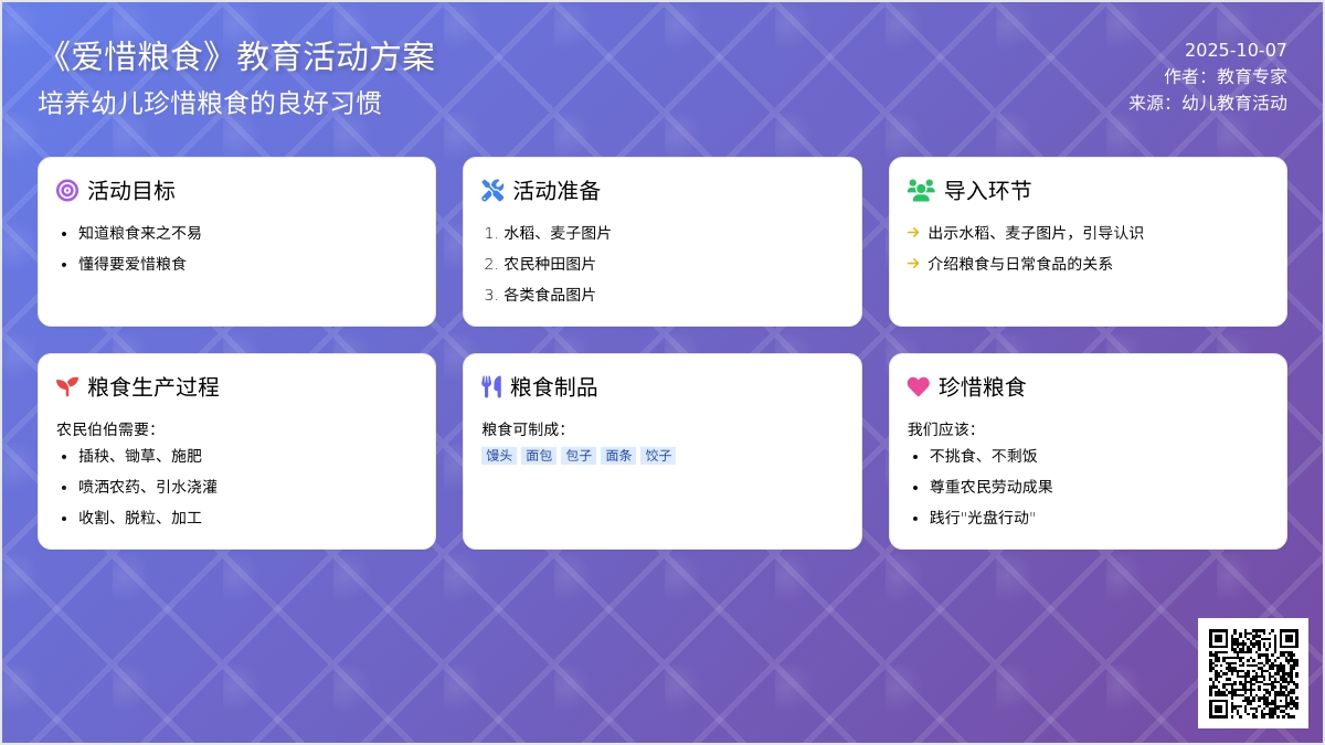 幼儿园中班社会教案《爱惜粮食》（礼仪）