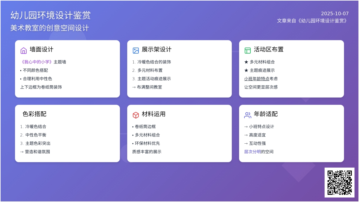 秉承童真本质—美术室的布置