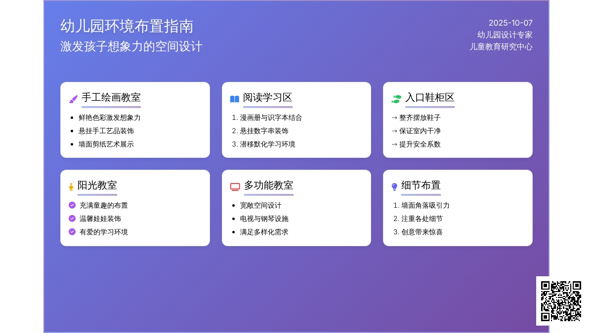 幼儿园活动室环境布置欣赏