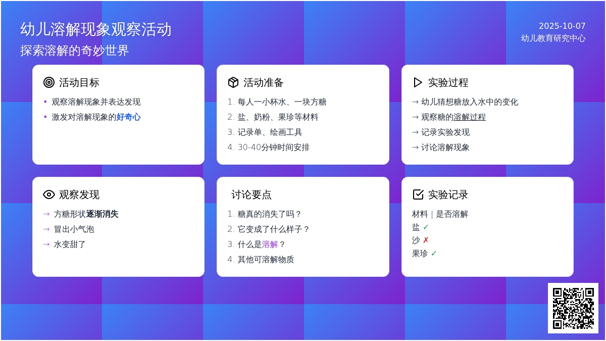 中班科学教案：糖放到水里会怎样