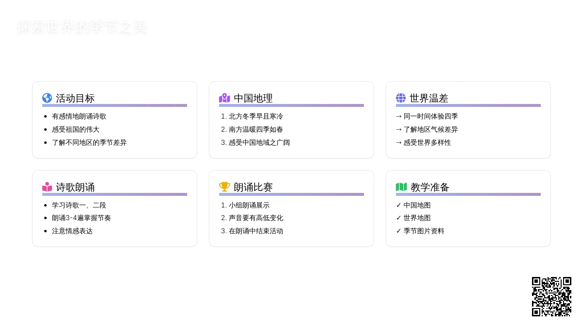中班语言教案：我们的祖国真大