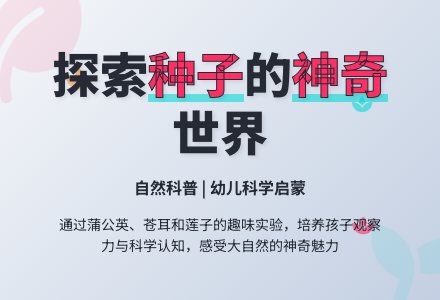 中班科学教案：种子娃娃有办法-幼师课件网