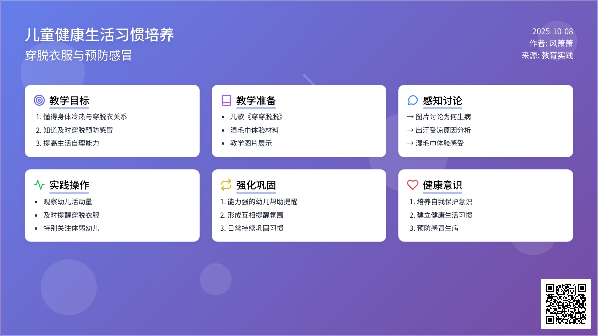 中班社会教案：穿穿脱脱