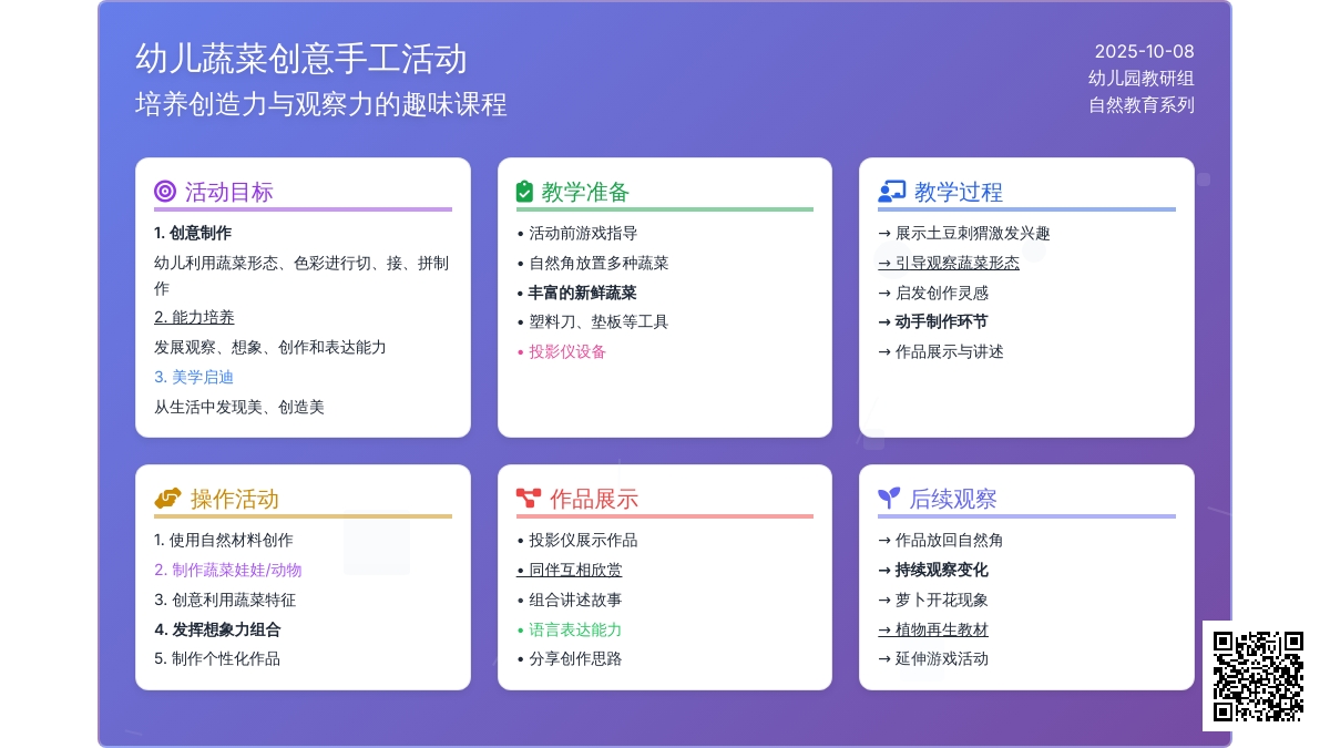 中班教案：有趣的蔬菜孩子